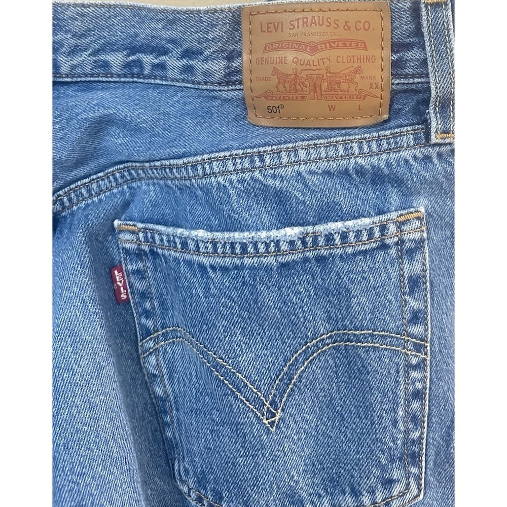 Levi's Premium 501 Selvedge Denim Jeans W32 L32 Button Fly Quality Crafted